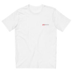 Camiseta justa com modelagem reta masculina